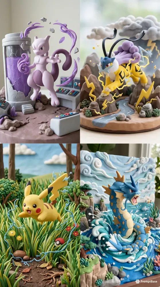 Pokemon Claymates Art