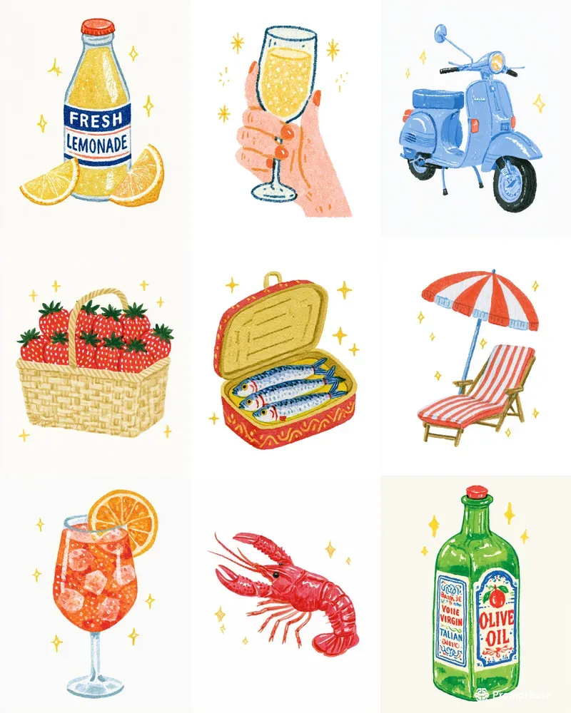 Italian Mediterranean Clipart