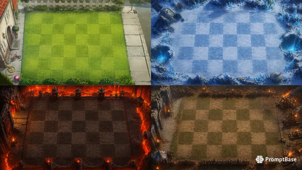 Retro Tower Defense Background Generator