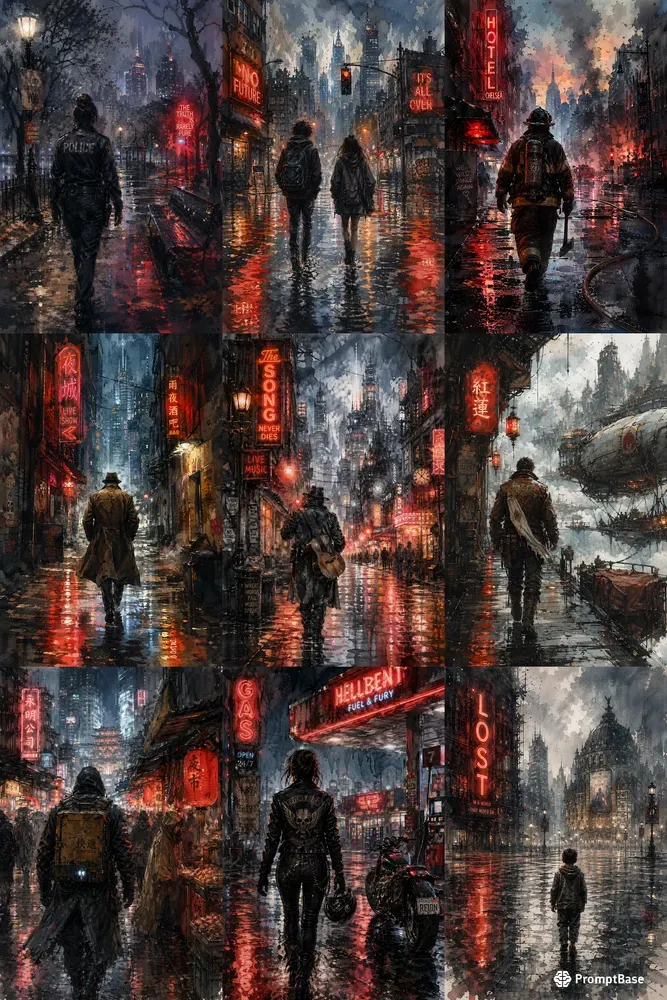 Neon Grit Watercolor Cinematics