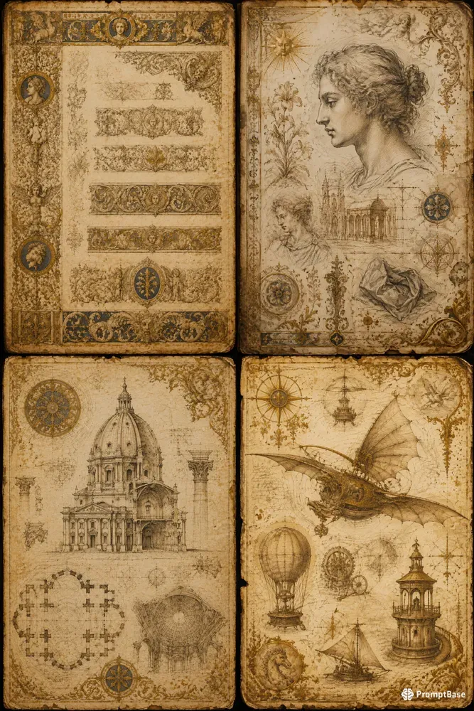 Renaissance Manuscript Junk Journal Pages