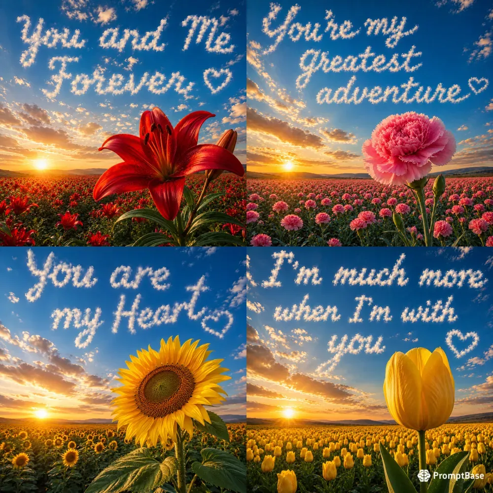 Romantic Garden Scenes With Quotes