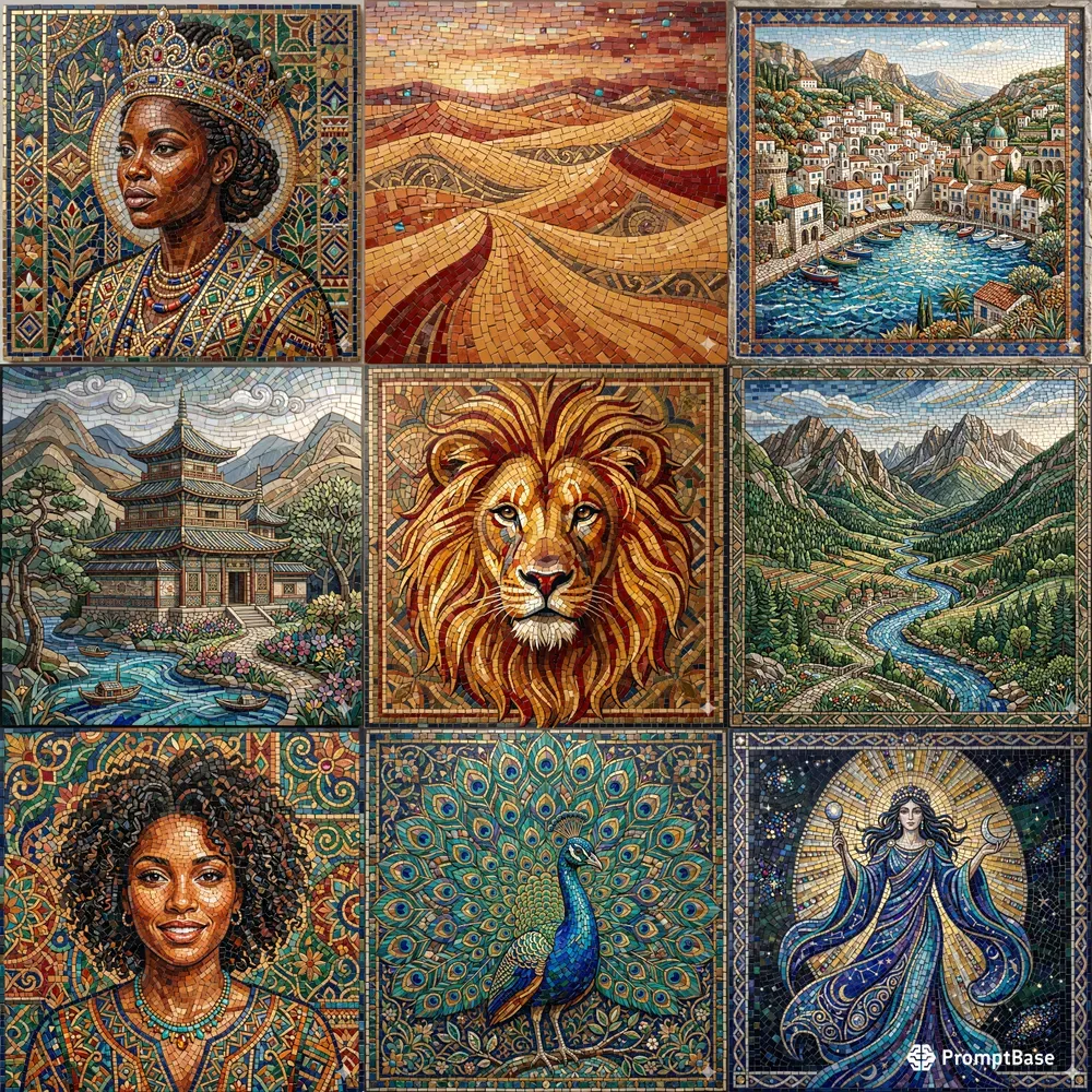 Artisan Mosaic Worlds Of Fragments