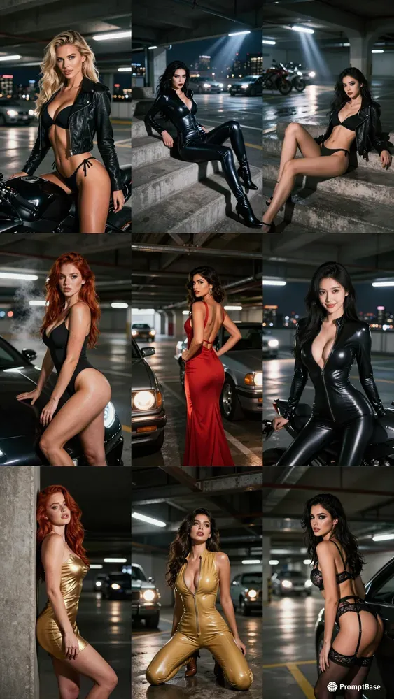 Girls In Parking Garages