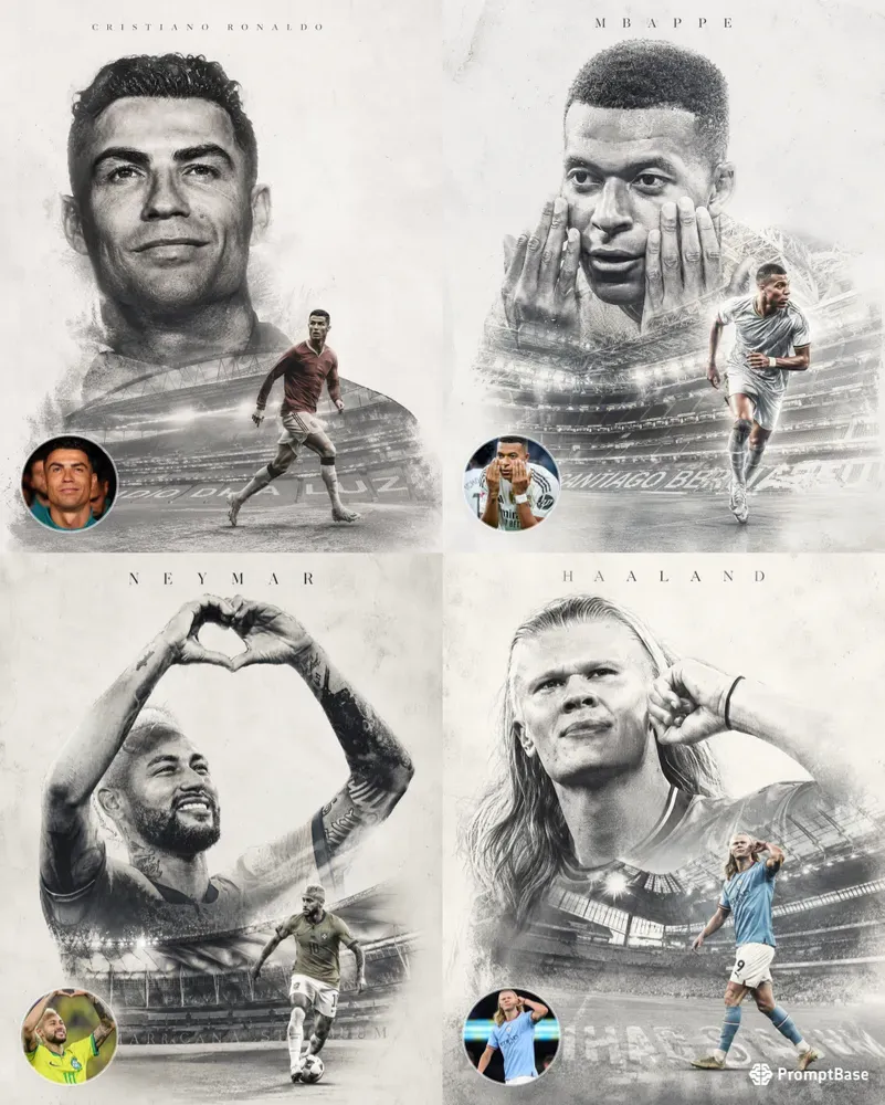 Cinematic Doubleexposure Football Posters