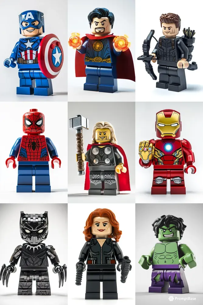 Lego Versions Of The Avengers Characters