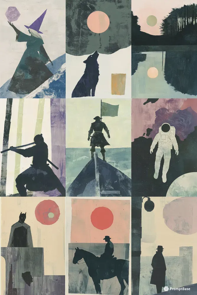 Textured Painterly Book Covers