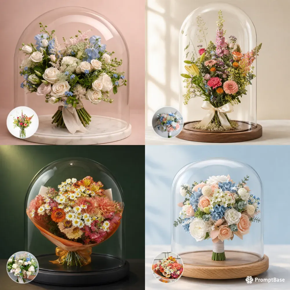 Bouquets To 3D Keepsake Domes