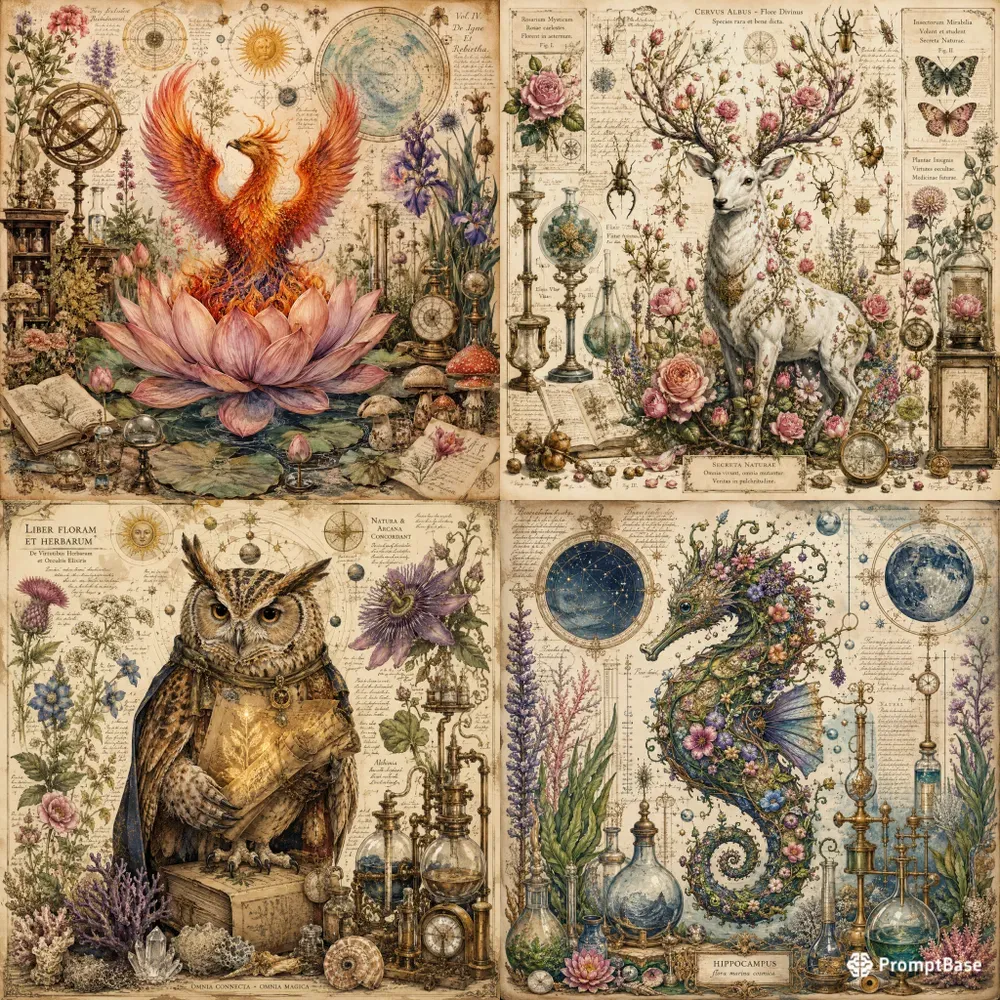 Alchemical Botanical Dreams
