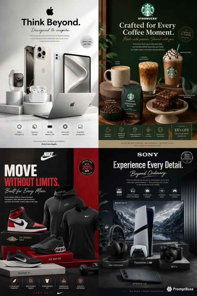 Brand Product Collection Posters