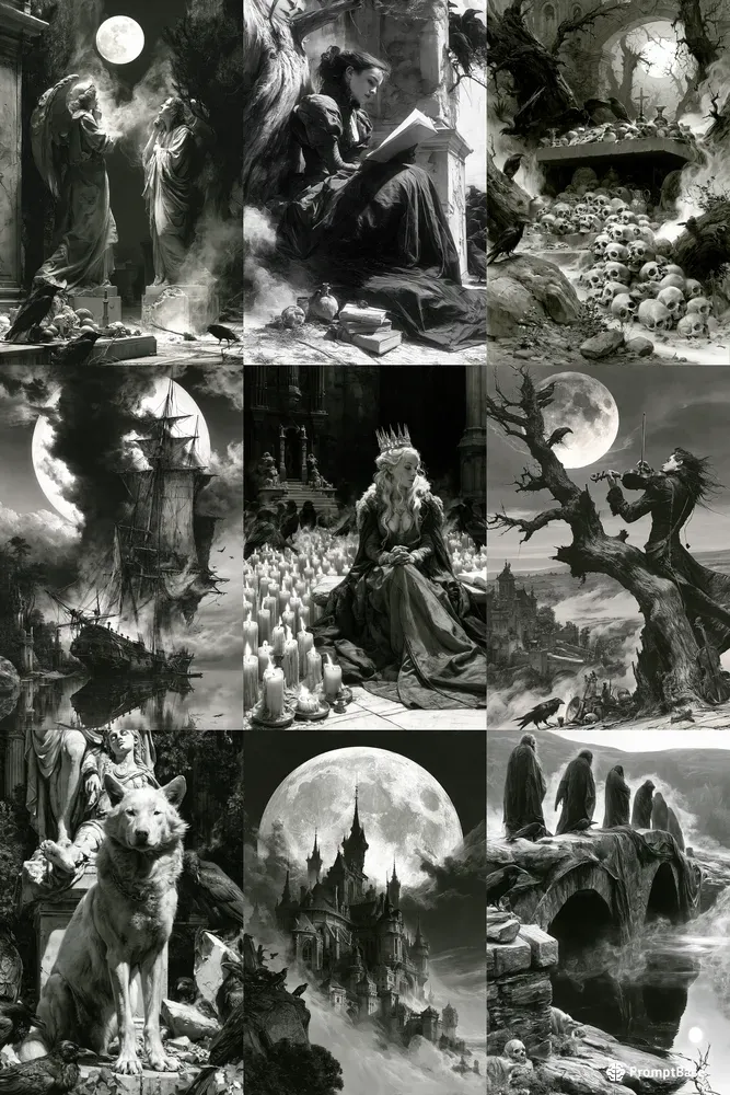 Gothic Noir Dreamscapes