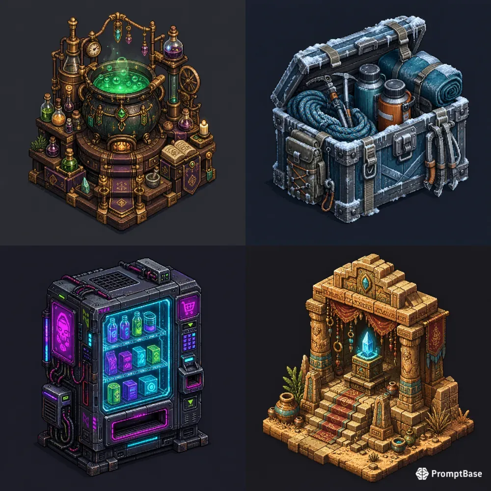 Isometric Pixel Asset Generator