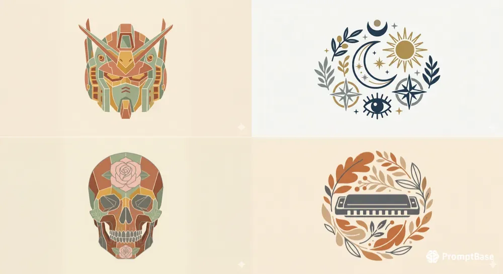Minimalist Textured Boho Art