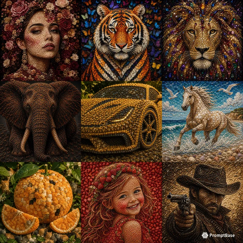 Object Mosaic Generator