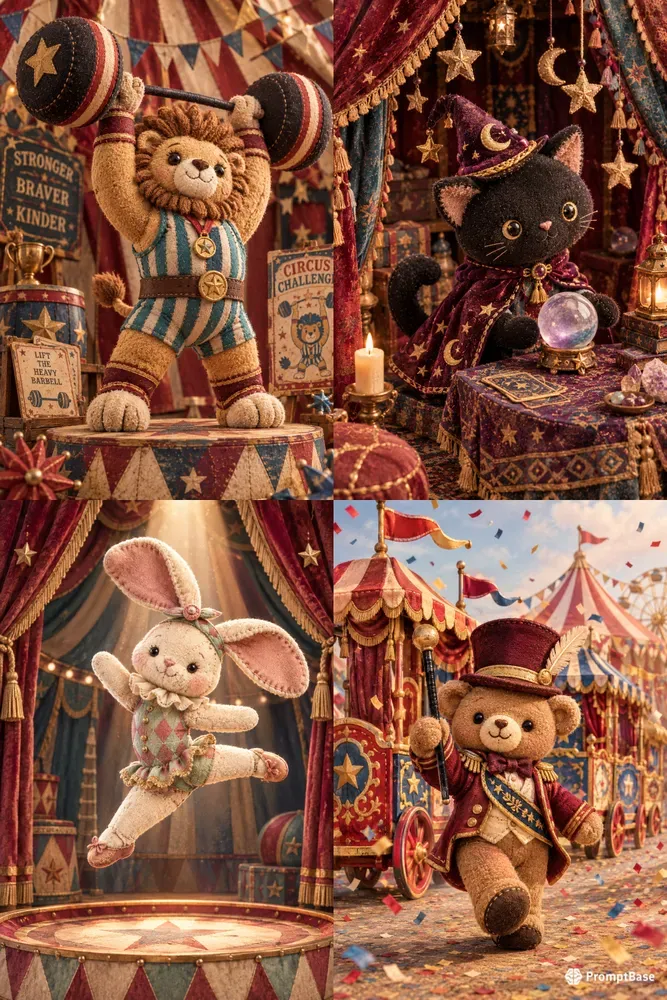 Vintage Circus Plushie Creators