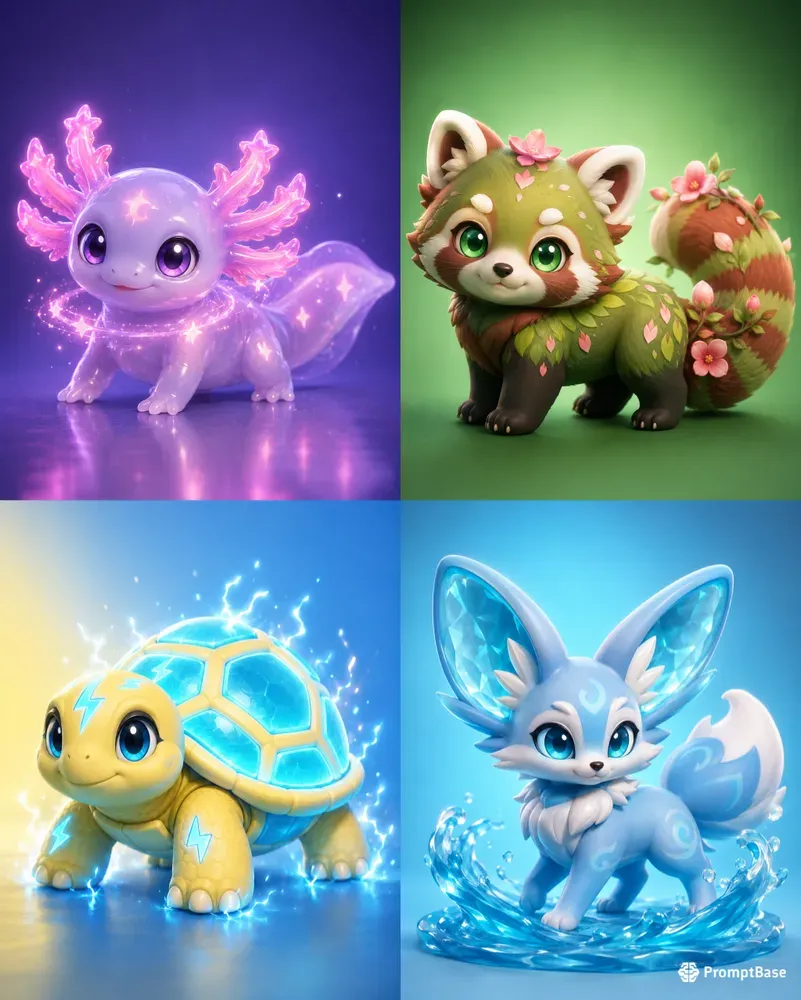 3D Chibi Creaturecollectors