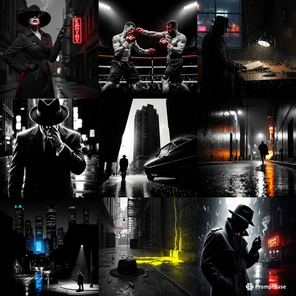 Sin City 9 Noir Scenes