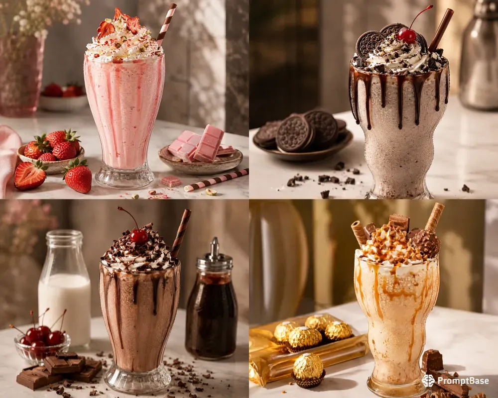 Luxury Milkshake Advertisements