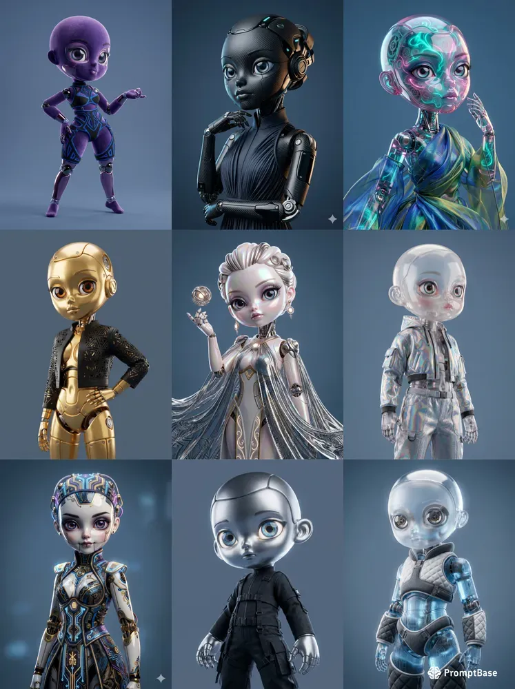 Mythic Techdolls Surreal Arttoys