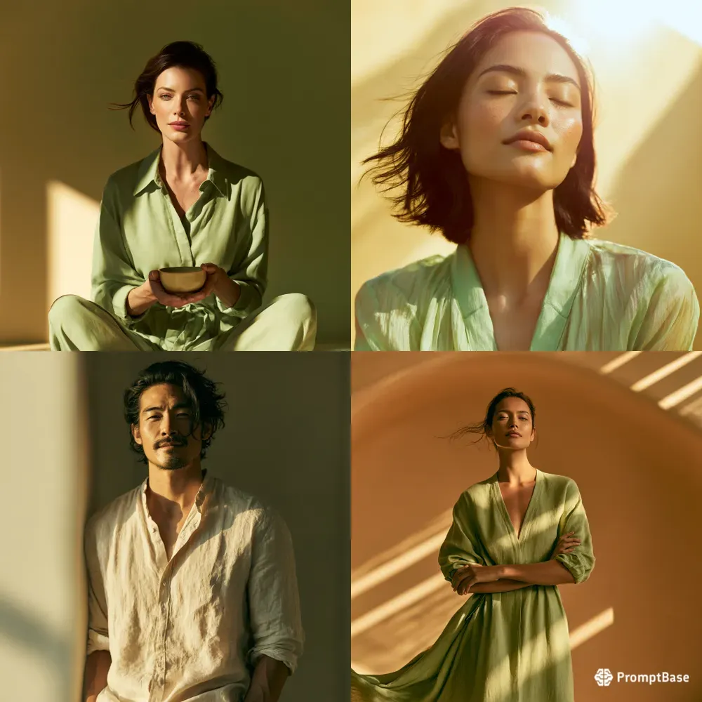 Matcha Colours Photorealistic Lifestyles