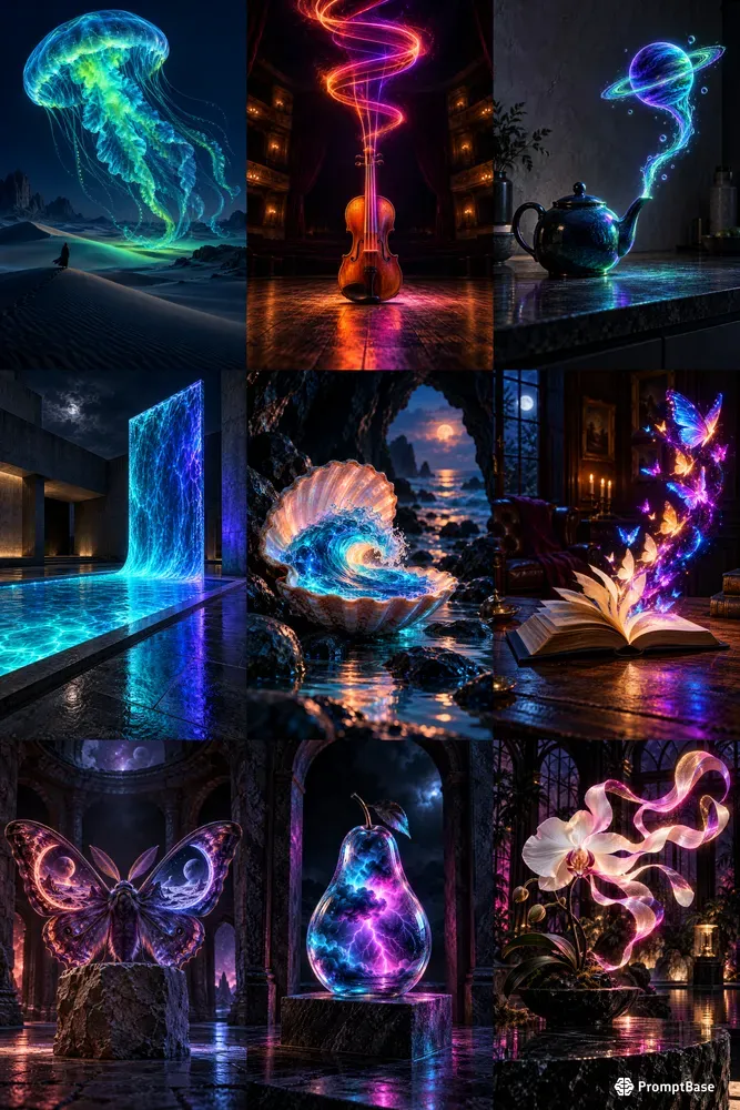 Neon Surrealism Photos