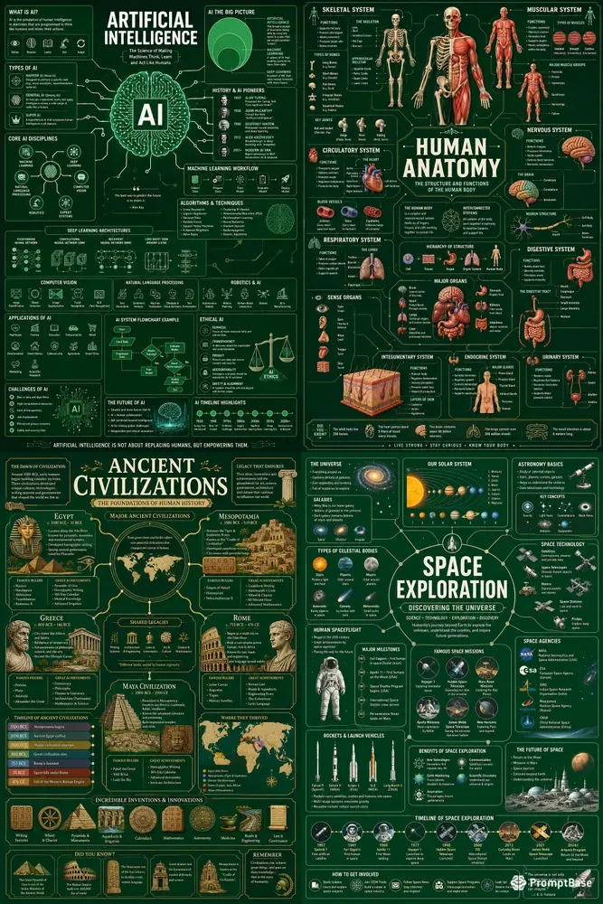 Master Mind Map Infographic Packs