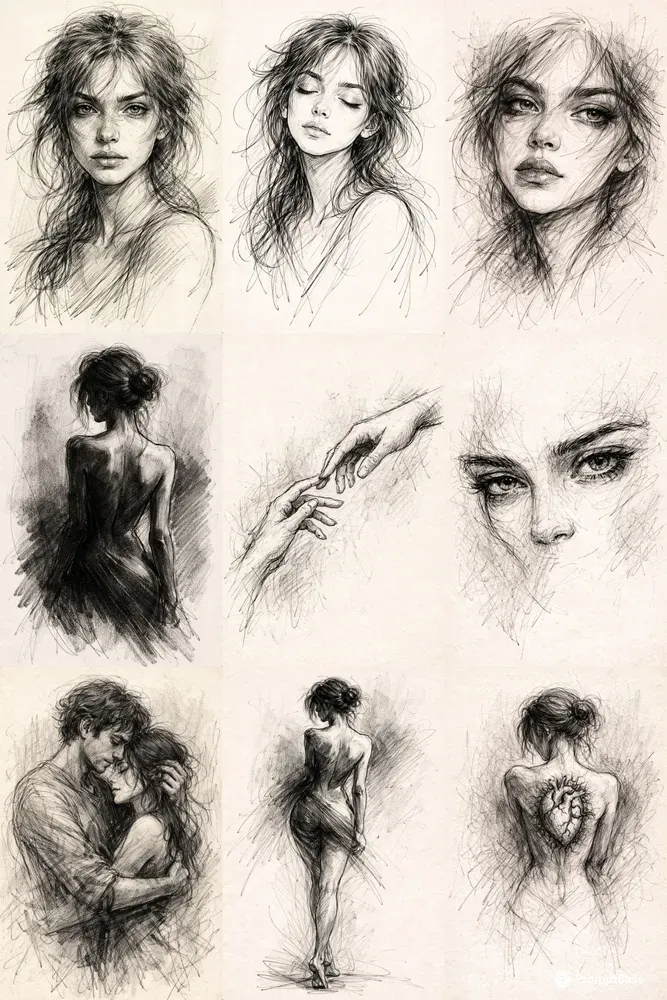 Raw Sketchbook Art