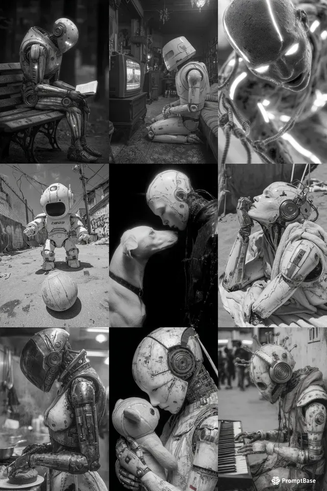 Robot Documentary Style Portraits