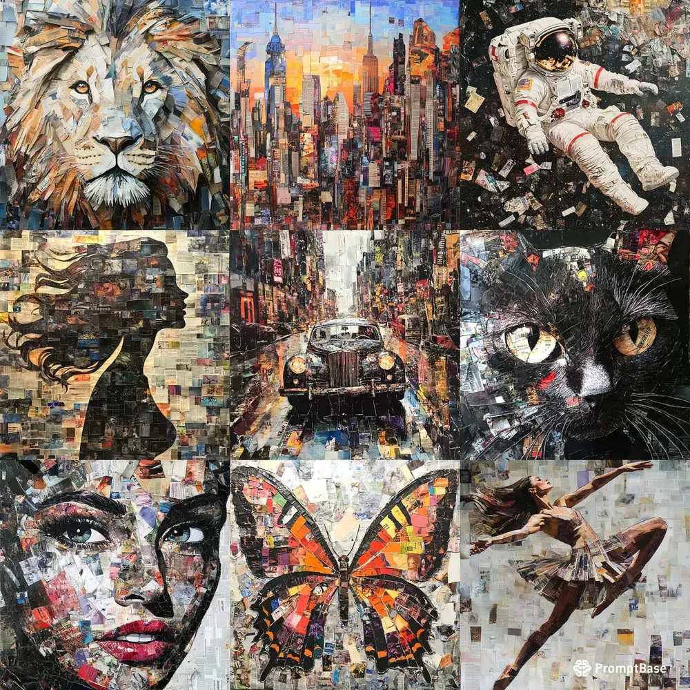 Newspaper Collage Makers