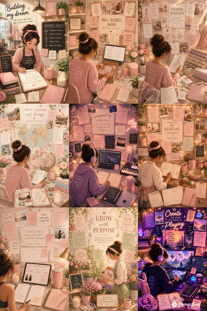 Cute Motivation Vision Board Creators