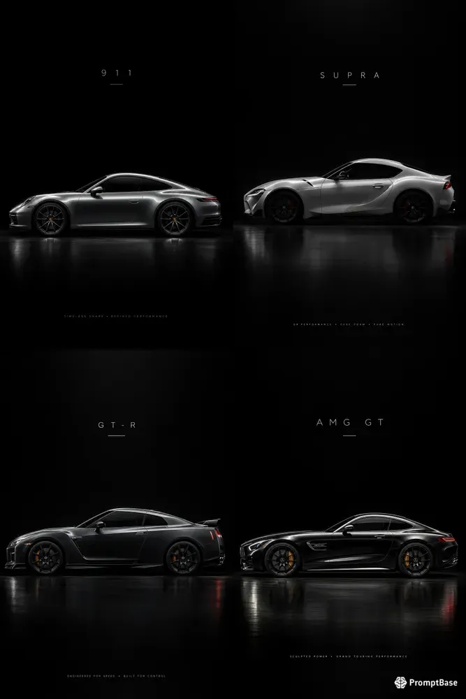 Minimal Automotive Poster Generator