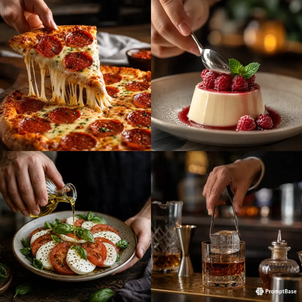 Cinematic Food Closeups