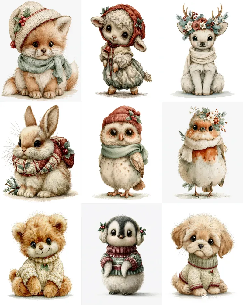 Christmas Etsy Tshirt Clipart 100 Packs