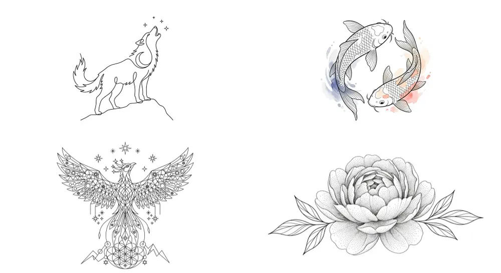 Minimalist Line Art Tattoo Designs
