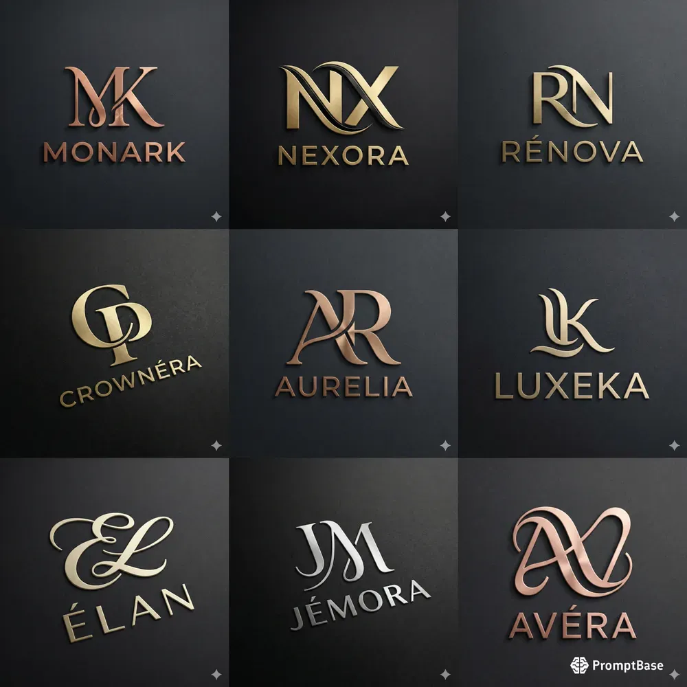 Luxury Letter Monogram Logo Makers