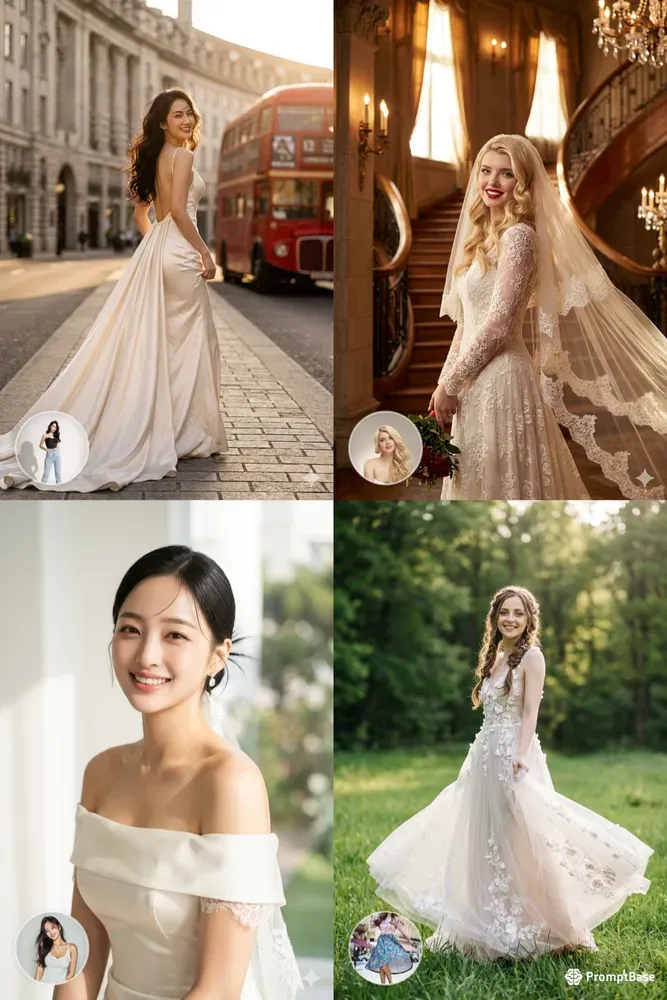 Ultrarealistic Prewedding Brides