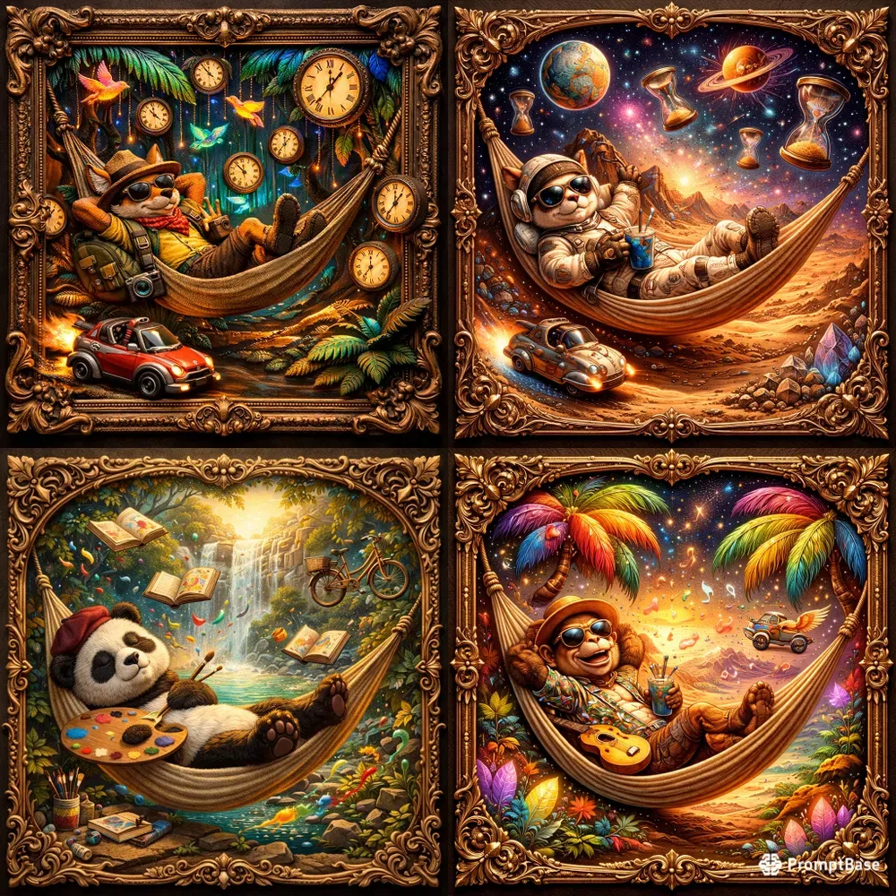 Dream Escape No Plan Fantasy Scene Art