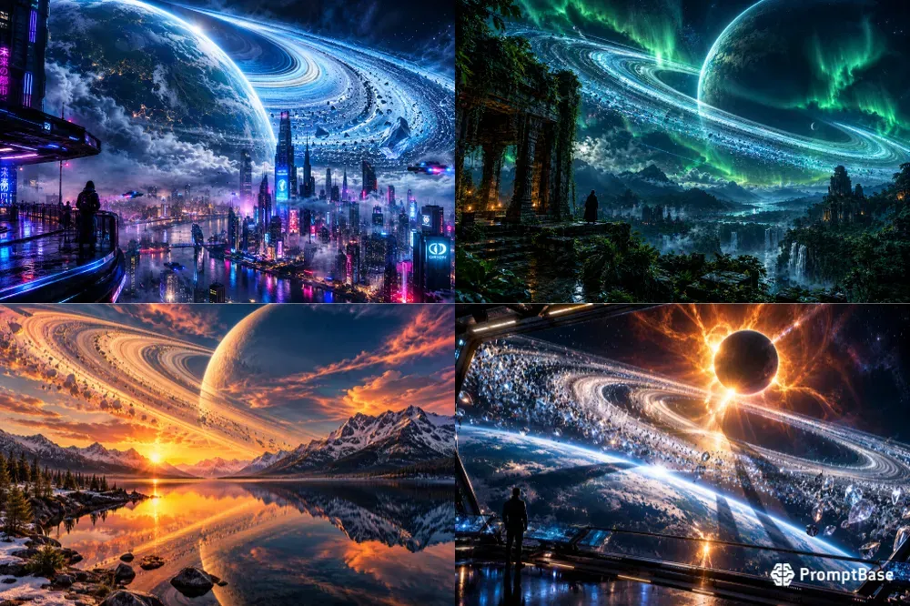 Saturnian Earth Scapes