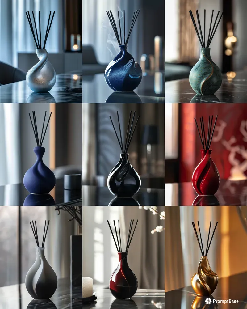Sensual Sculptural Diffuser Series