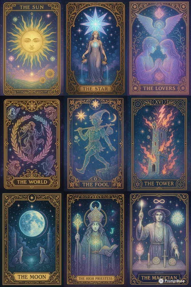 Futuristic Tarot Cards