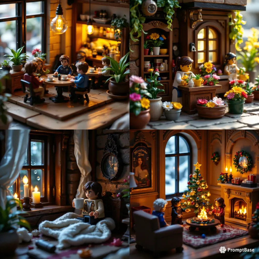 Cozy Lego Miniature World 7 Cinematics
