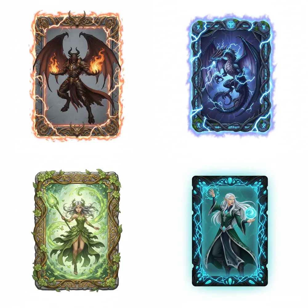 RPG Runestone Character Card Assets
