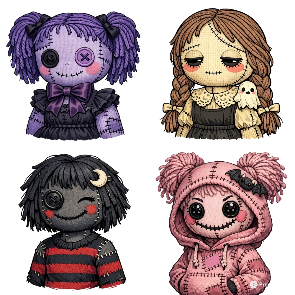Creepy Cute Ragdoll Avatars