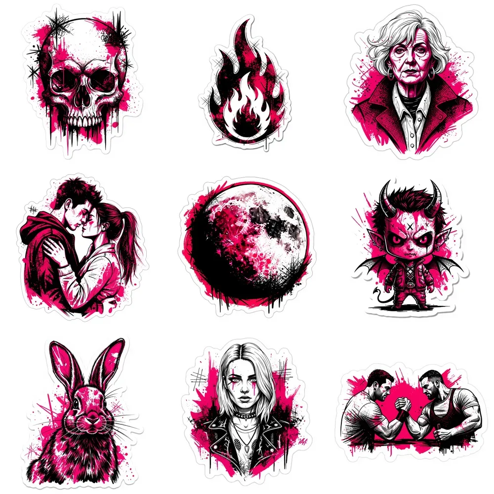 Punkcyber Pink Sticker Blasts