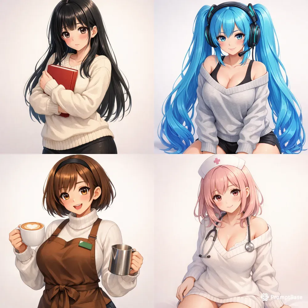 Anime Waifu Characters