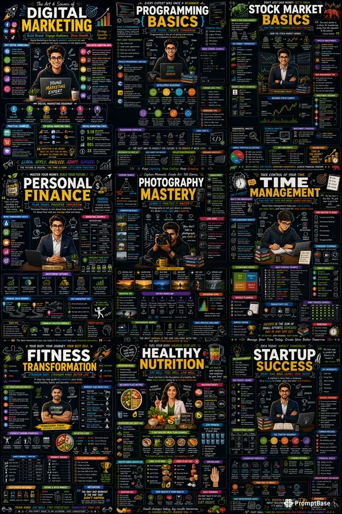 Marketing Blueprint Infographics