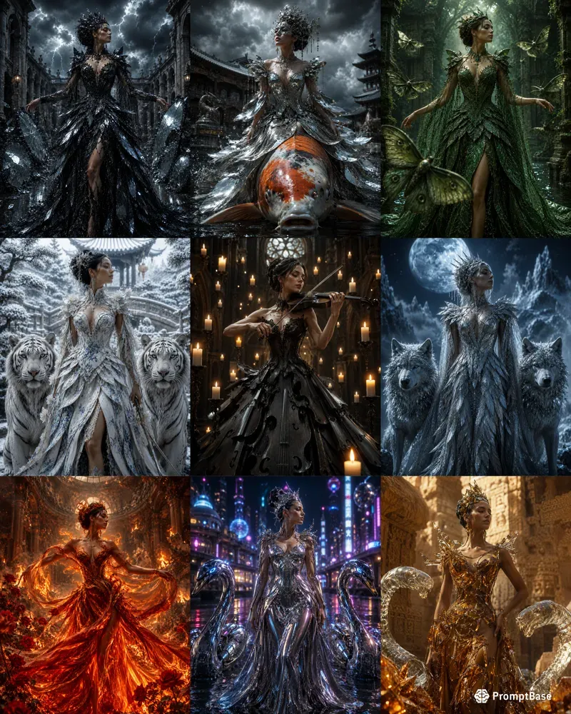 Cinematic Couture Surrealism