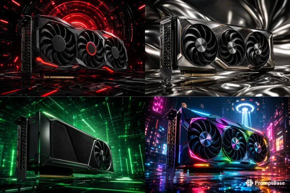 Premium Graphics Card Advertisement Genes