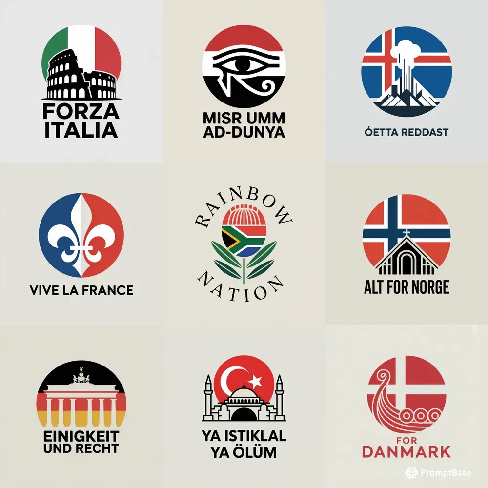 Minimalist Modern Patriotic Shirt Emblems