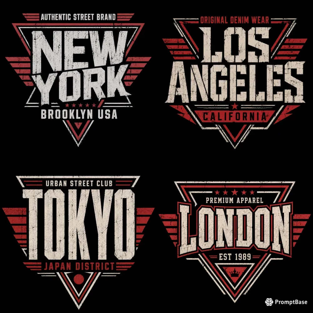 Vintage Streetwear Tshirt Designs